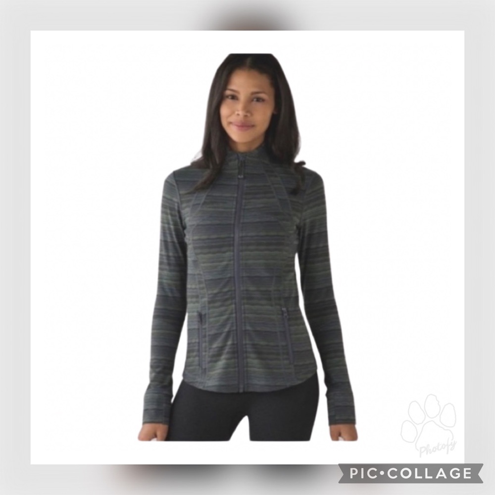 Lululemon Define Jacket Space Dye Green